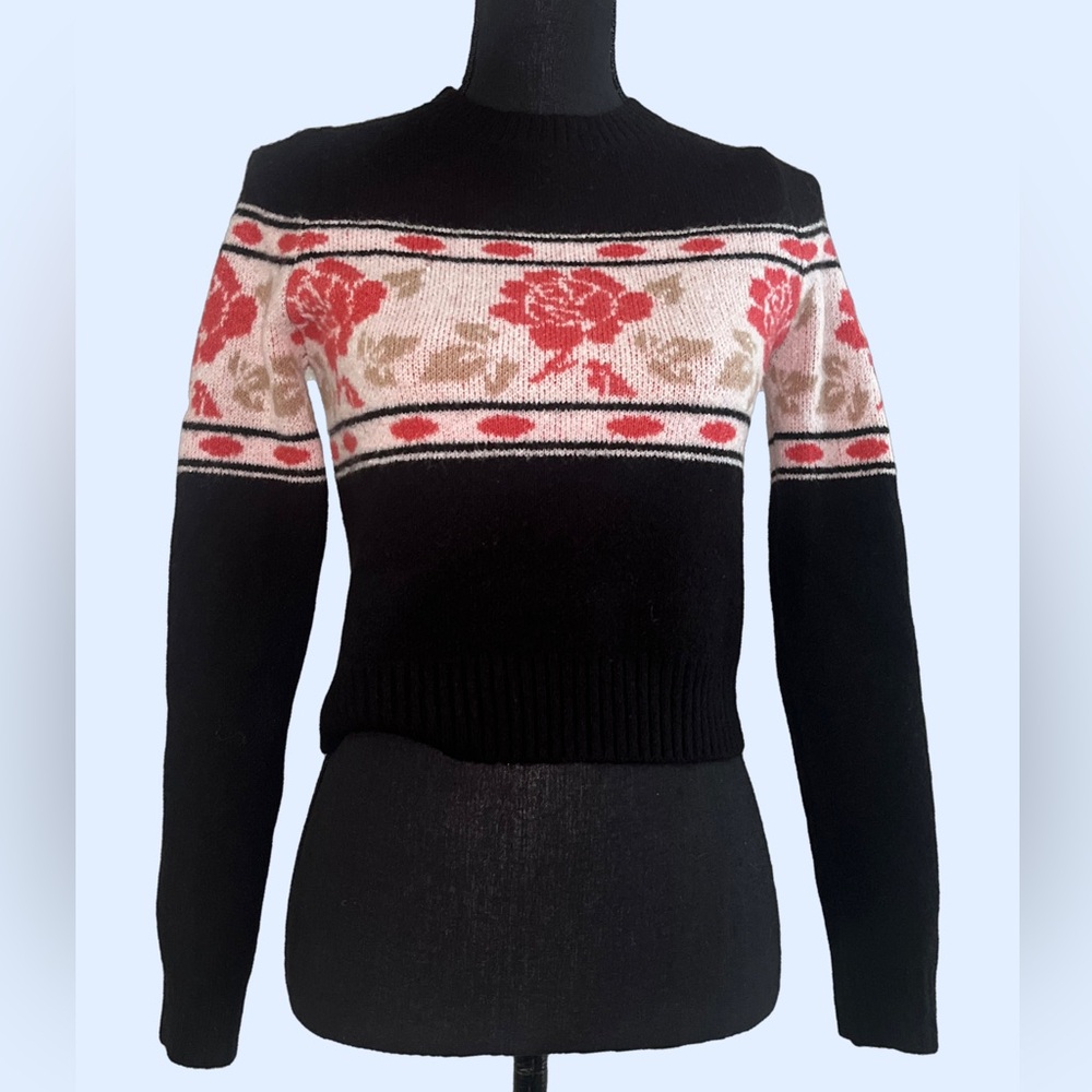Forever 21 Rose Knit sweater